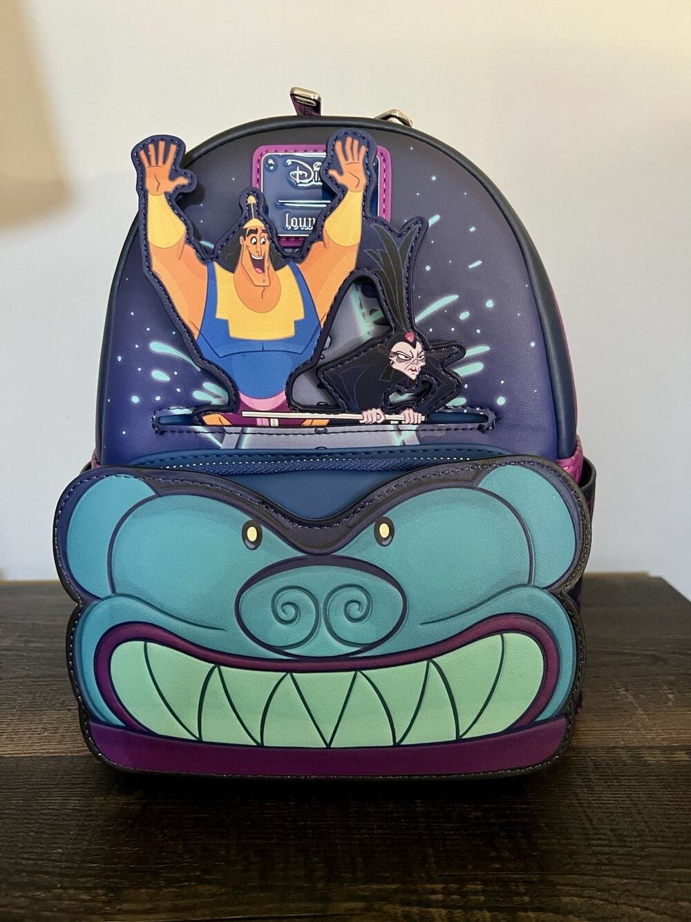 Loungefly Disney The Emperor's New Groove Kronk & Yzma Coaster Mini Backpack -